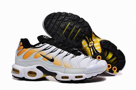 (image for) Nike Air Max Plus White Yellow Black Men's TN Shoes-104